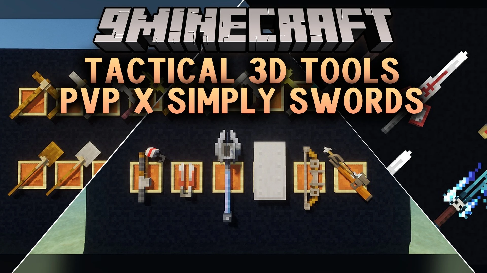 Tactical 3D Tools PvP X Simply Swords Model – Unleashes Animated PvP Weapons