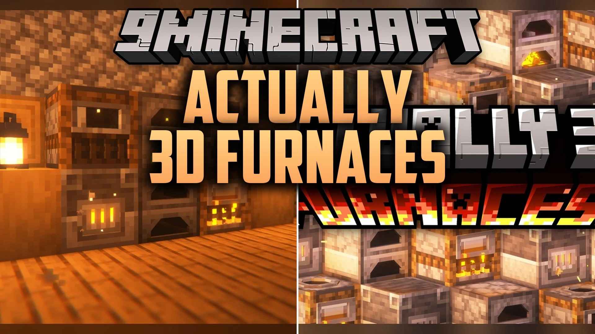 Actually 3D Furnaces Model – Transforms Smelting Blocks Into 3D Workstations