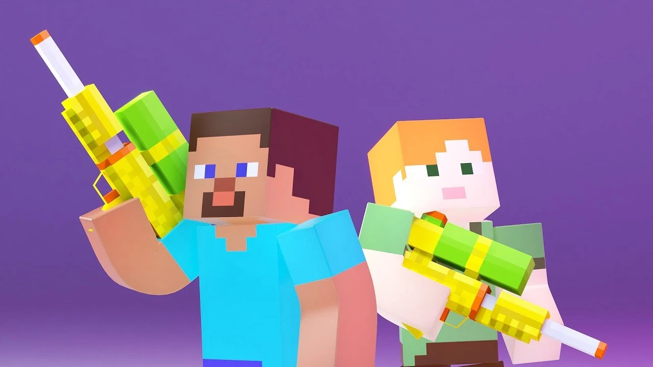 Water Gun Model – Equips Soaking Water Gun