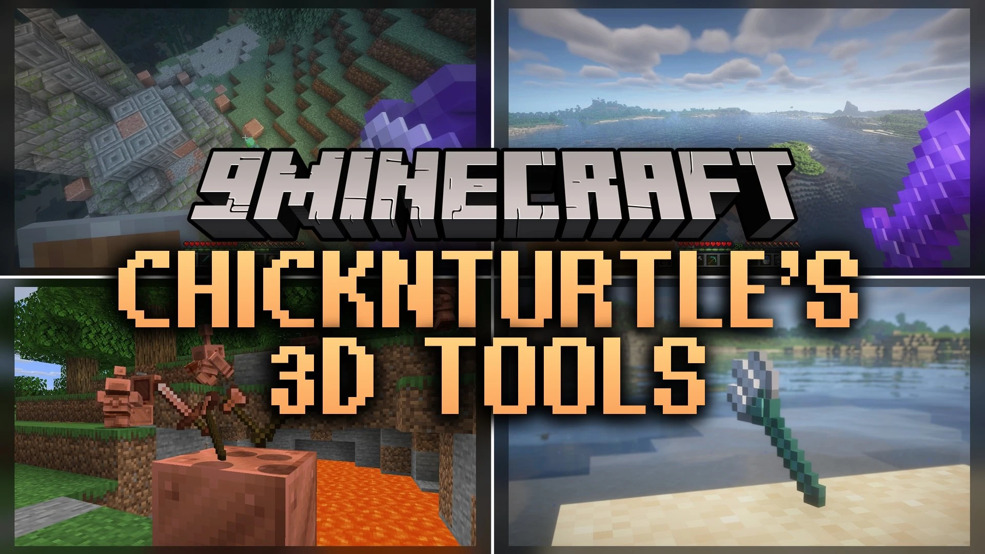 ChicknTurtle’s 3D Tools Model – Transforms Flat Sprites Into Blocky 3D Gear