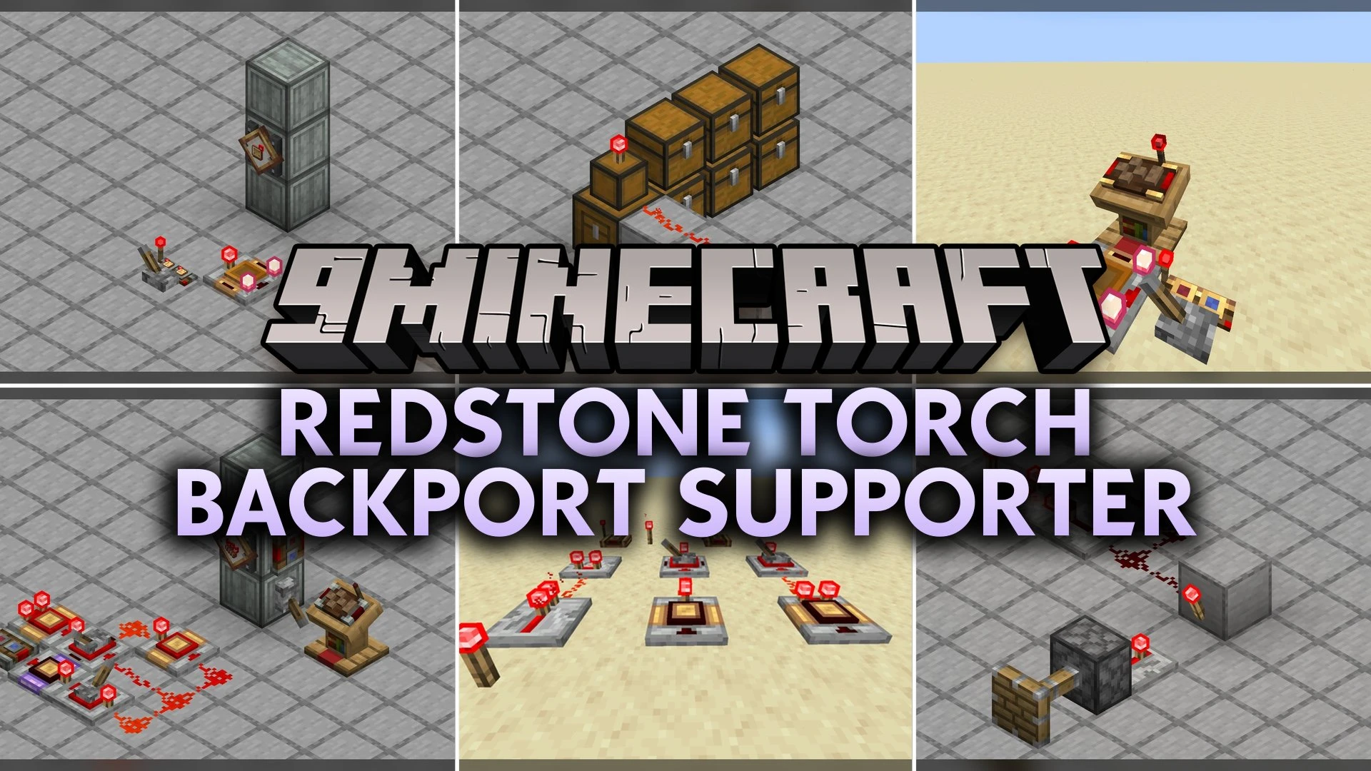 Redstone Torch Backport Supporter Model – Adds Modern Redstone Circuit Models