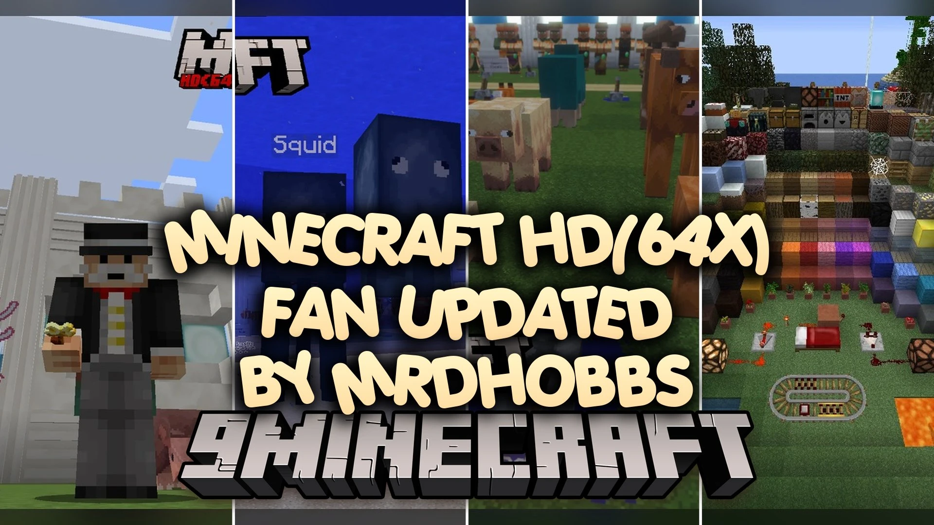 Minecraft HD Fan Updated By Mrdhobbs Model – Adds Crisp 3D Blocks
