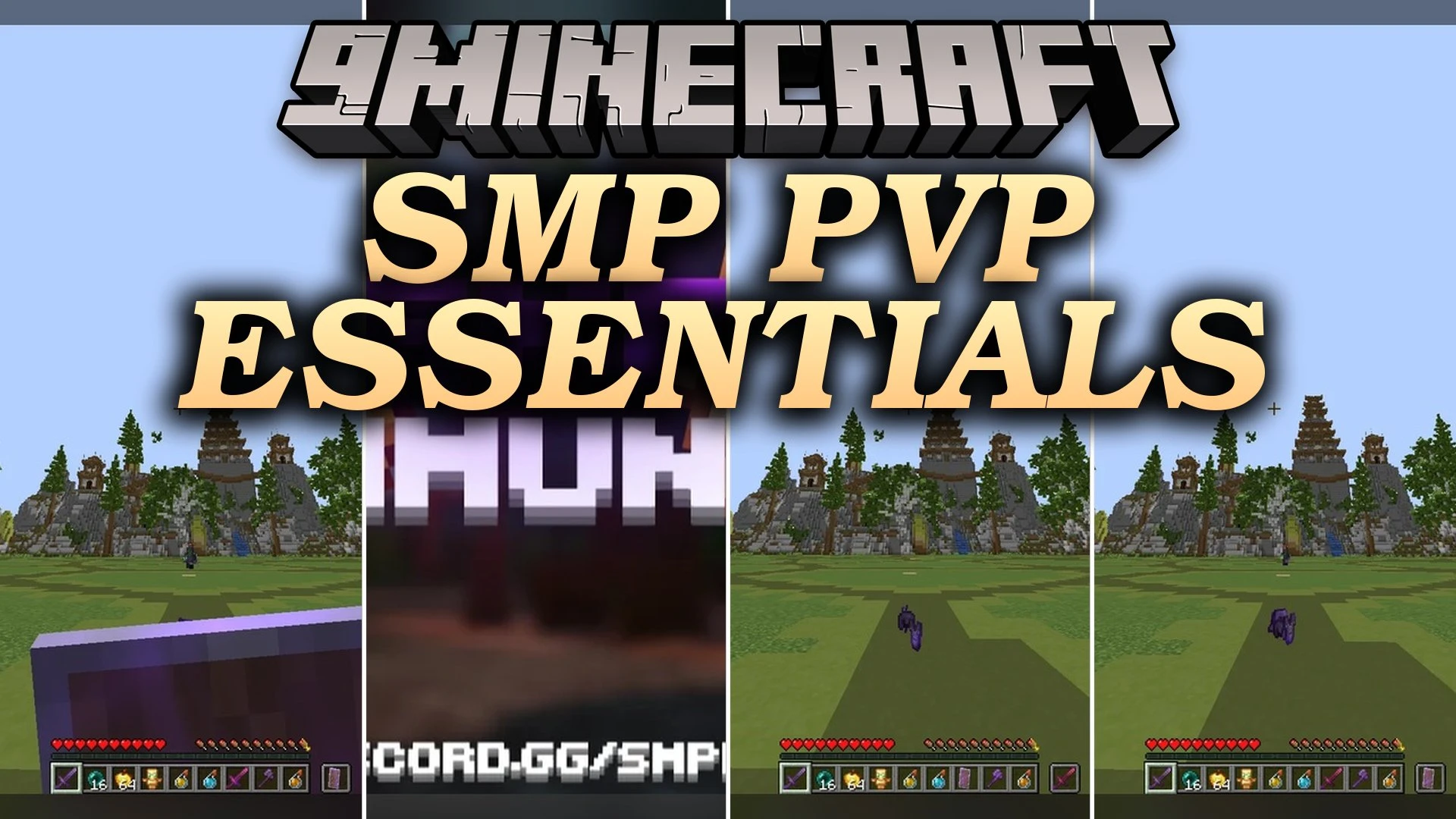 SMP PvP Essentials Model – Adds Animated 3D Blocks for Battles