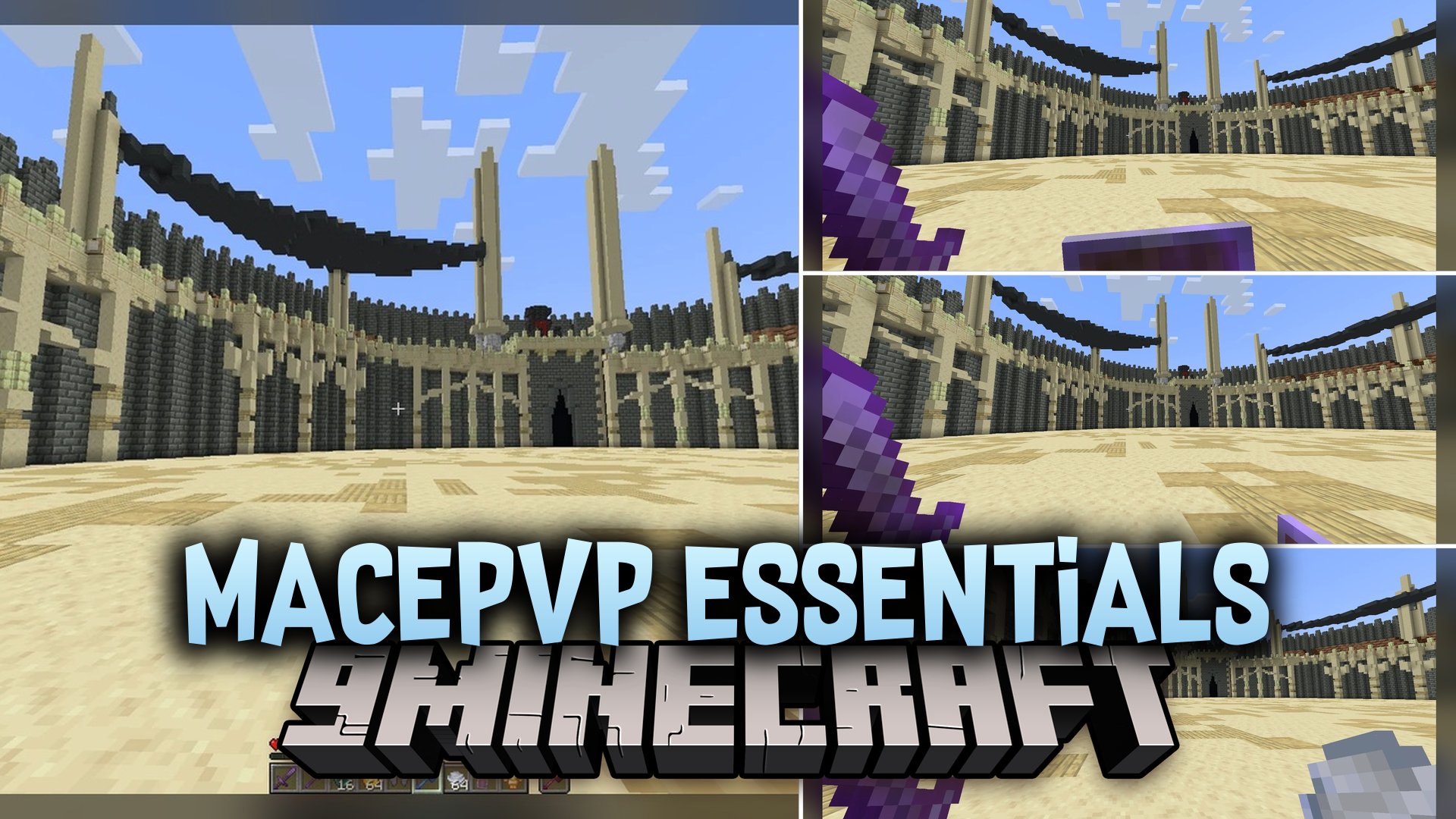 MacePvP Essentials Model – Adds Clean 3D Blocks for Competitive Battles
