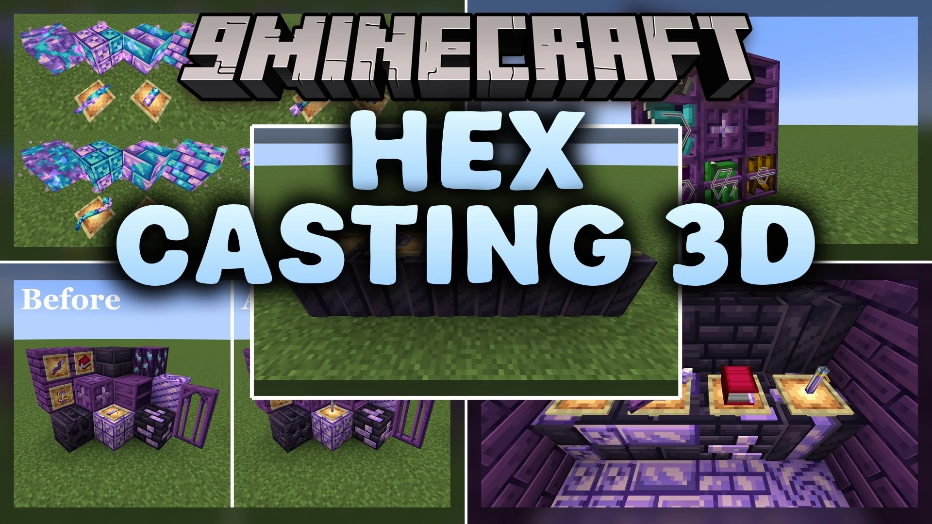 Hex Casting 3D Model – Adds Animated Visual Depth to Arcane Blocks