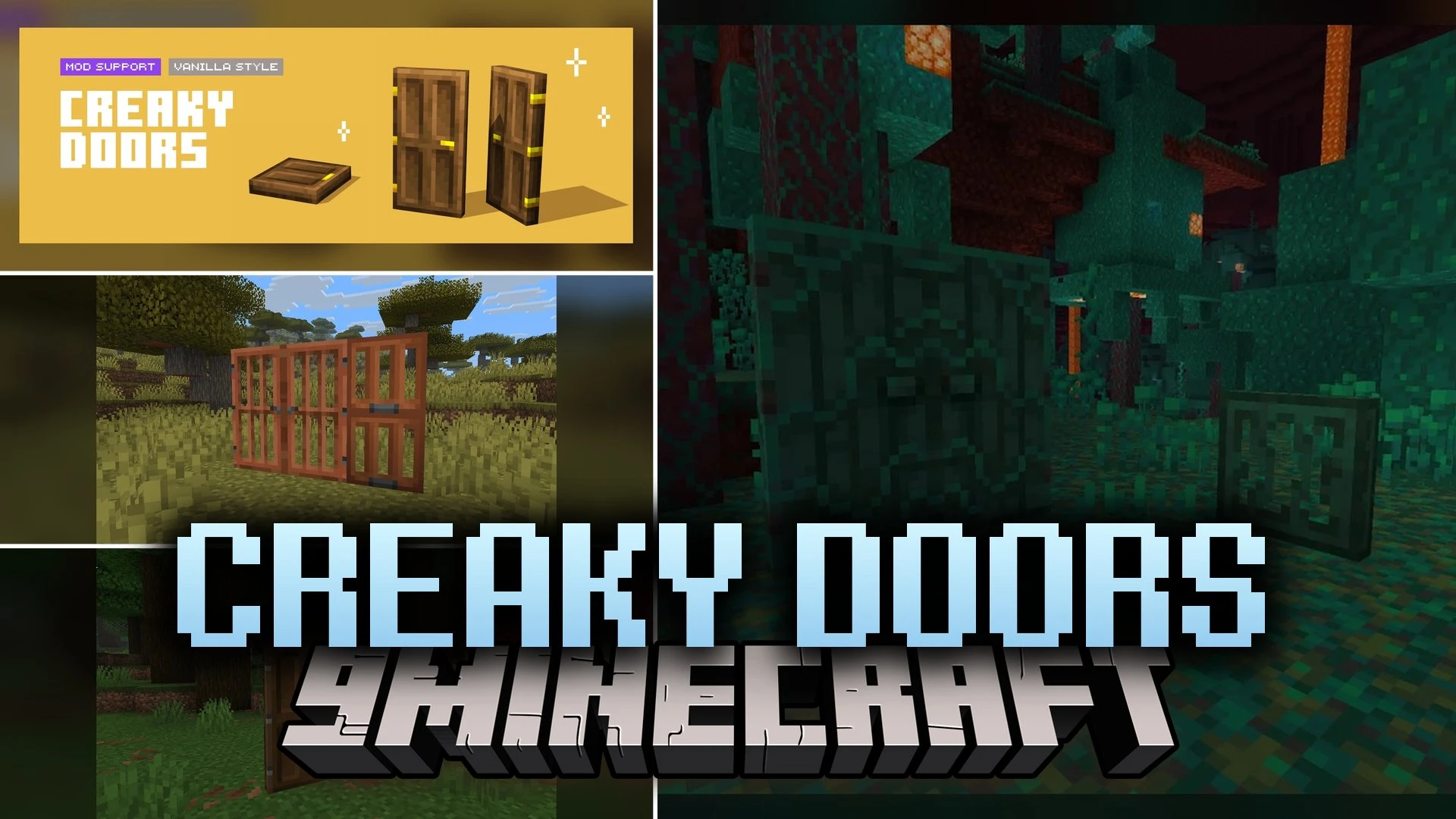 Creaky Doors Model – Adds Realistic 3D Hinges to Wooden Doors
