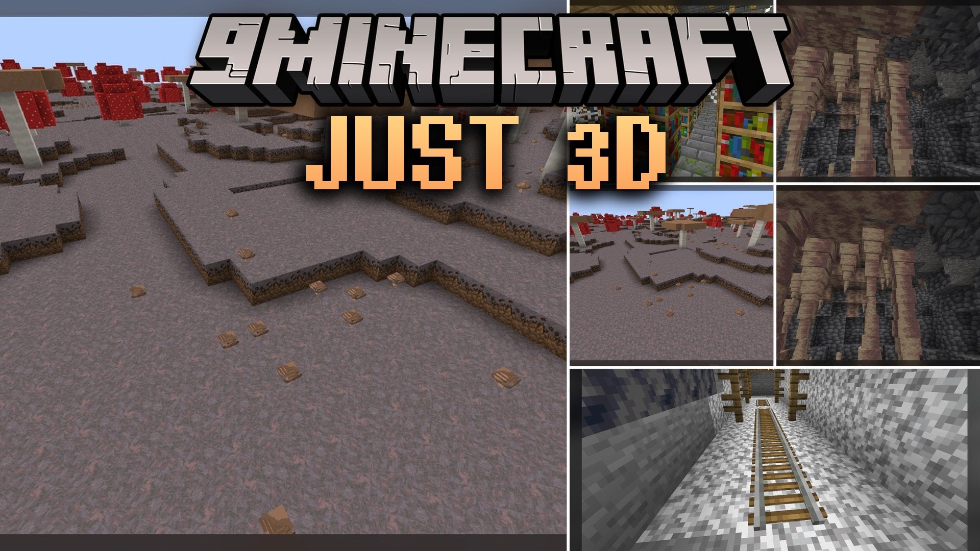 Just 3D Model – Brings Layered Physical Depth to Familiar Minecraft Blocks