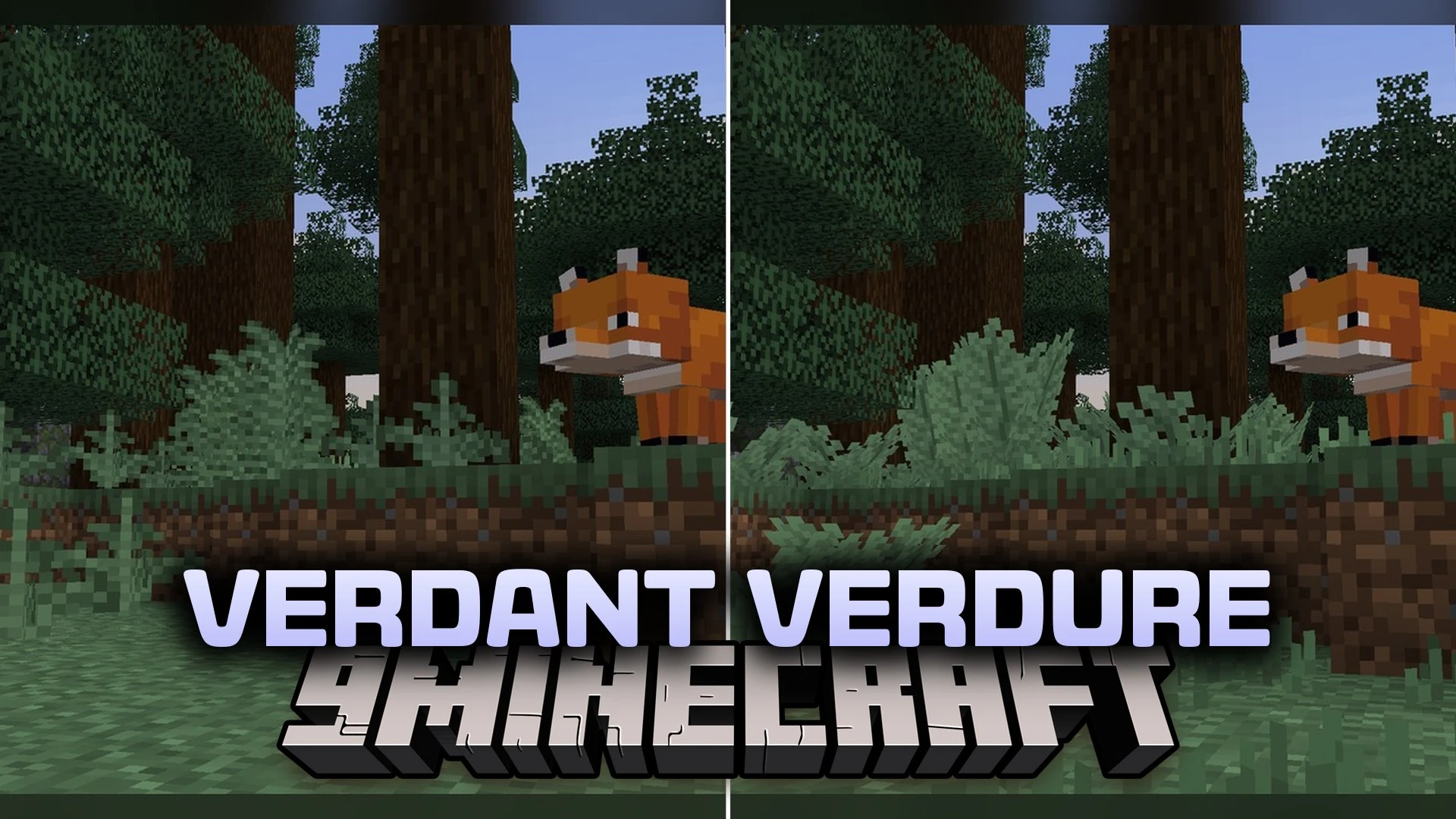 Verdant Verdure Model – Transforms Flat Grass Blocks Into Bushy Foliage