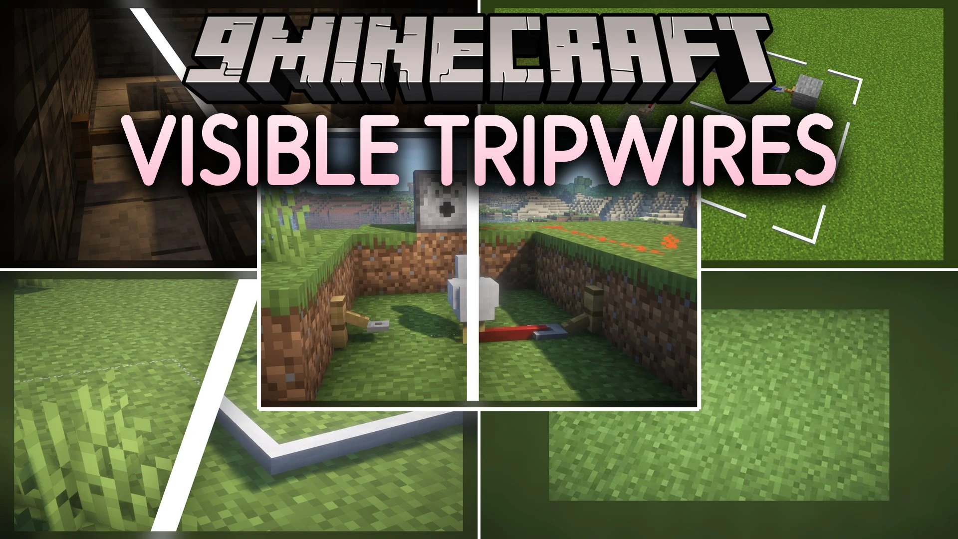 Visible Tripwires Model – Adds Bright Wool Cords to Spot Traps
