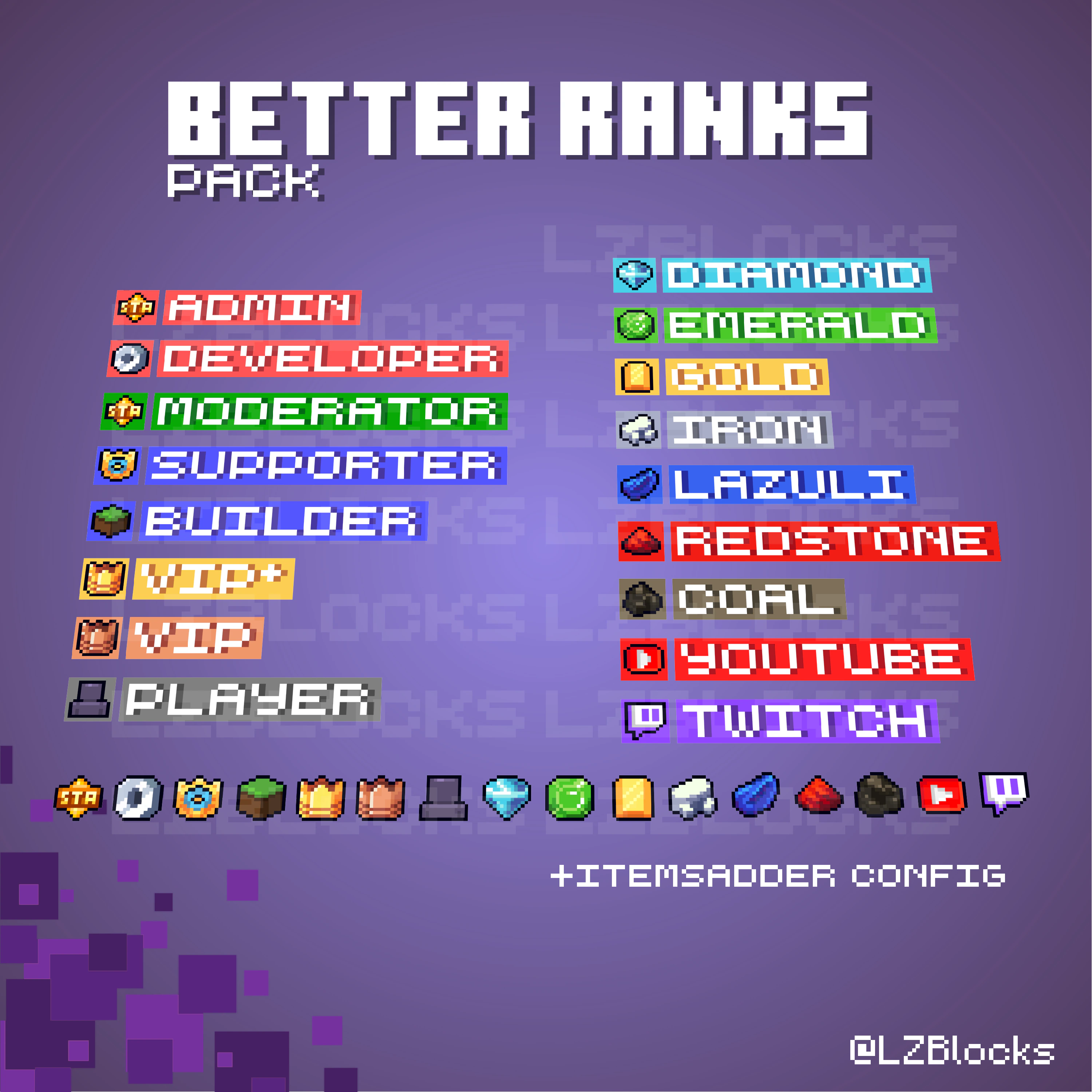 Better Ranks Pack Model – High Quality Custom Ranks