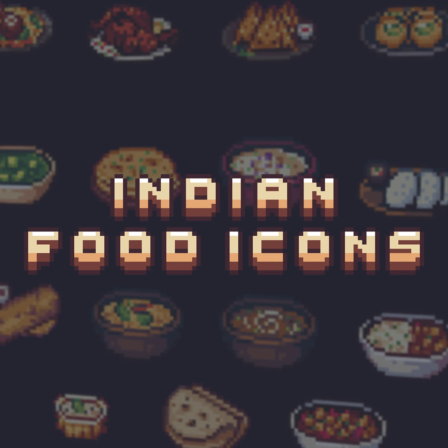 Indian Food Icons Model