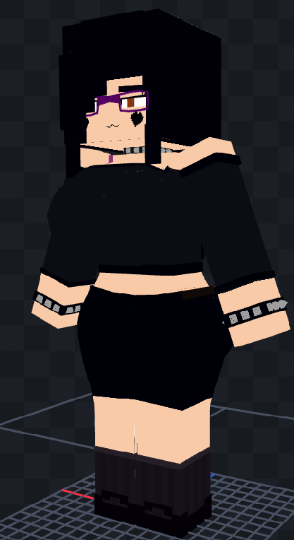 Cream Irene Gothic Outfit Jenny Mod Model
