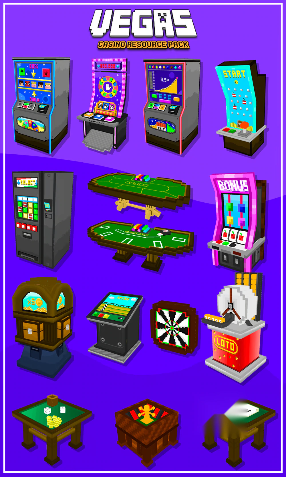 Casino Machines Pack Model