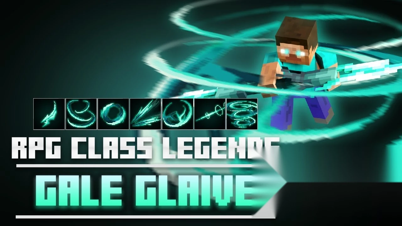 RPG Class Legends Gale Glaive Model
