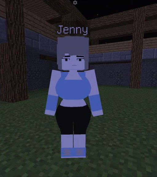 Blue Gal Jenny Mod Model