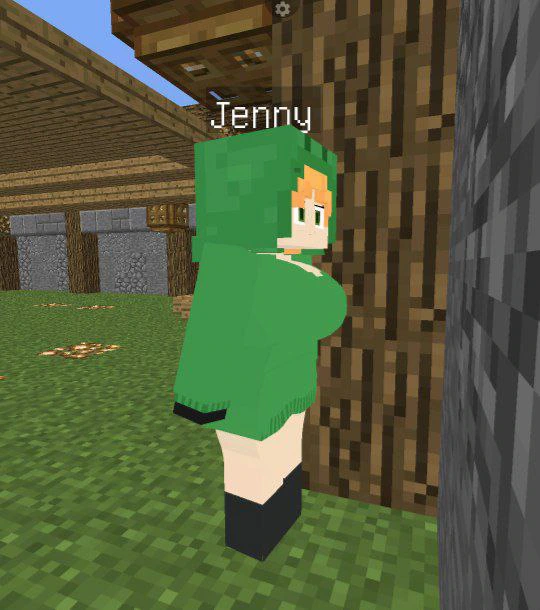 Alex Creeper Outfit Jenny Mod Model