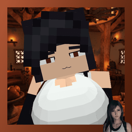 Tifa Lockhart Black Hair Jenny Mod Model