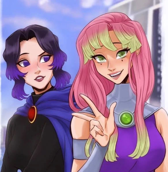 Raven and StarFire Galath Jenny Mod Model