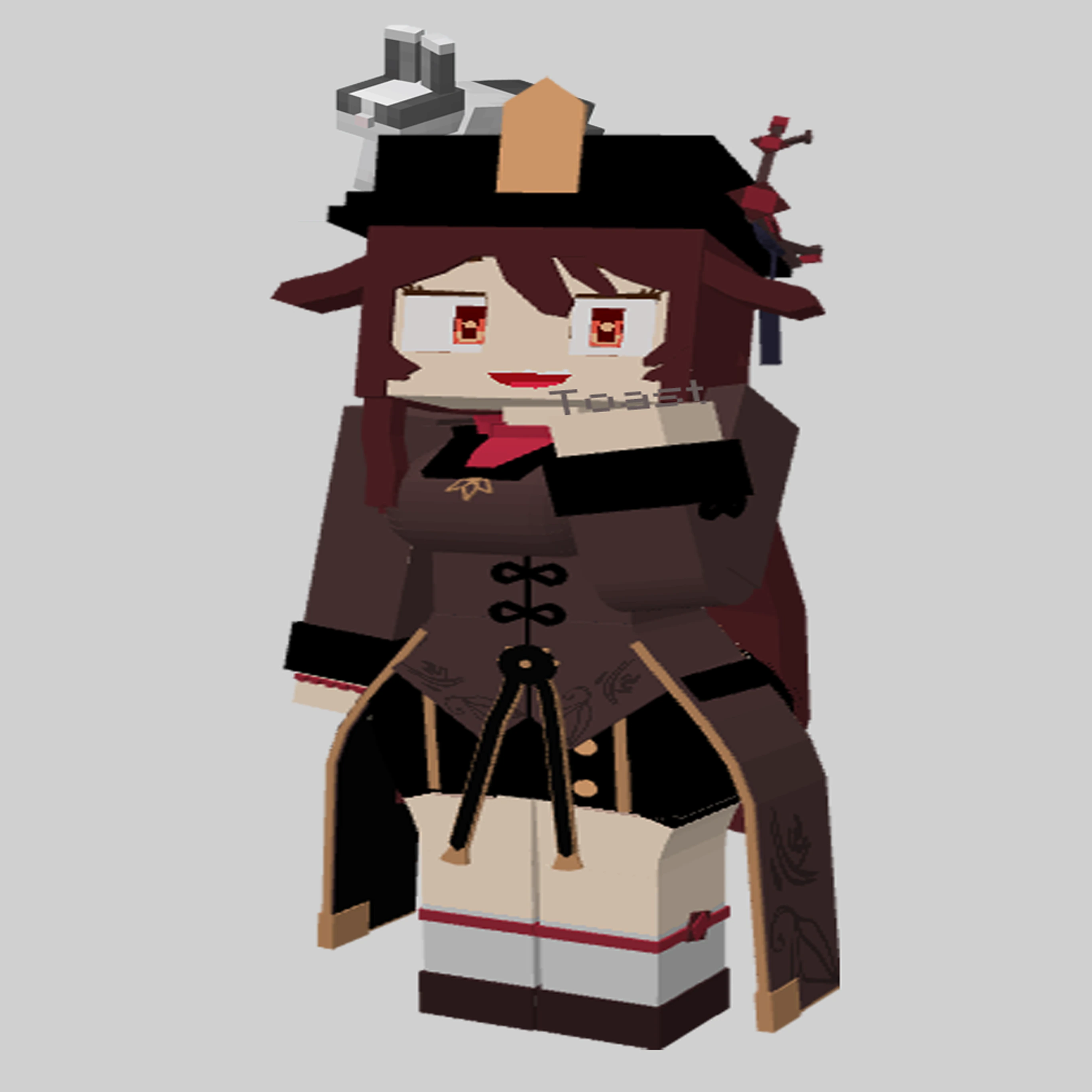 Hu Tao Bia Toast Jenny Mod Model