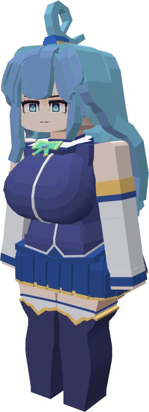 Aqua Ellie Jenny Mod Model