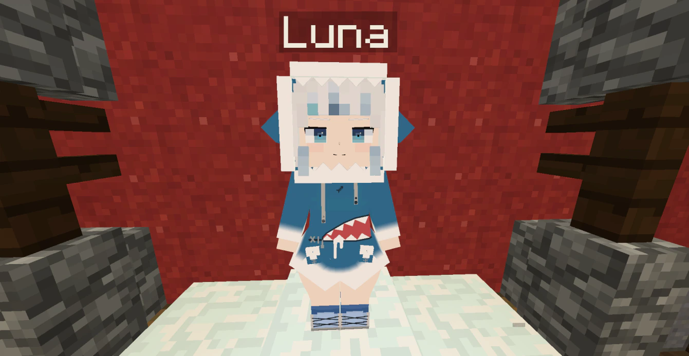 Gawr Gura Luna Jenny Mod Model