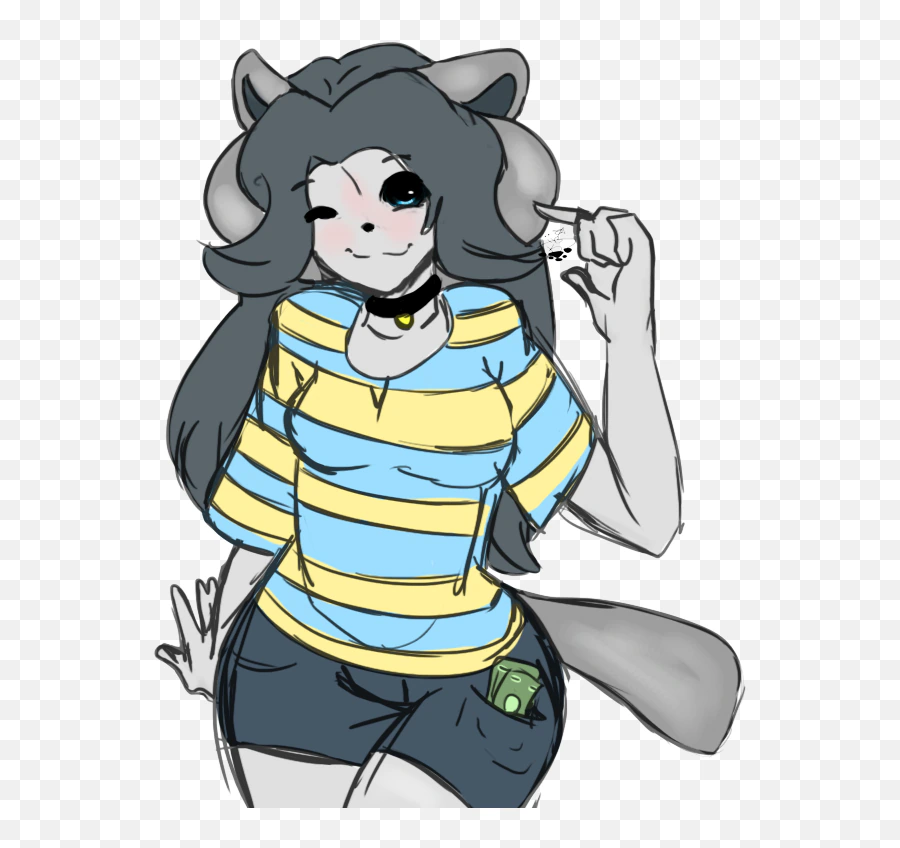 Temmie Femboy For Luna Jenny Mod Model