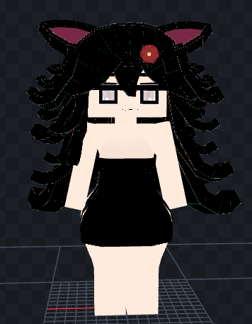 Moon with Glasses Luna Jenny Mod Model
