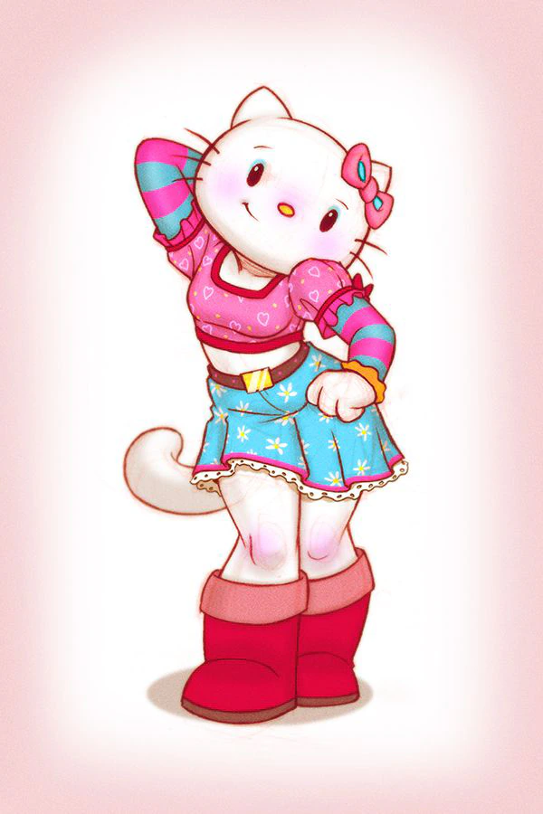 Hello Kitty Bia Jenny Mod Model