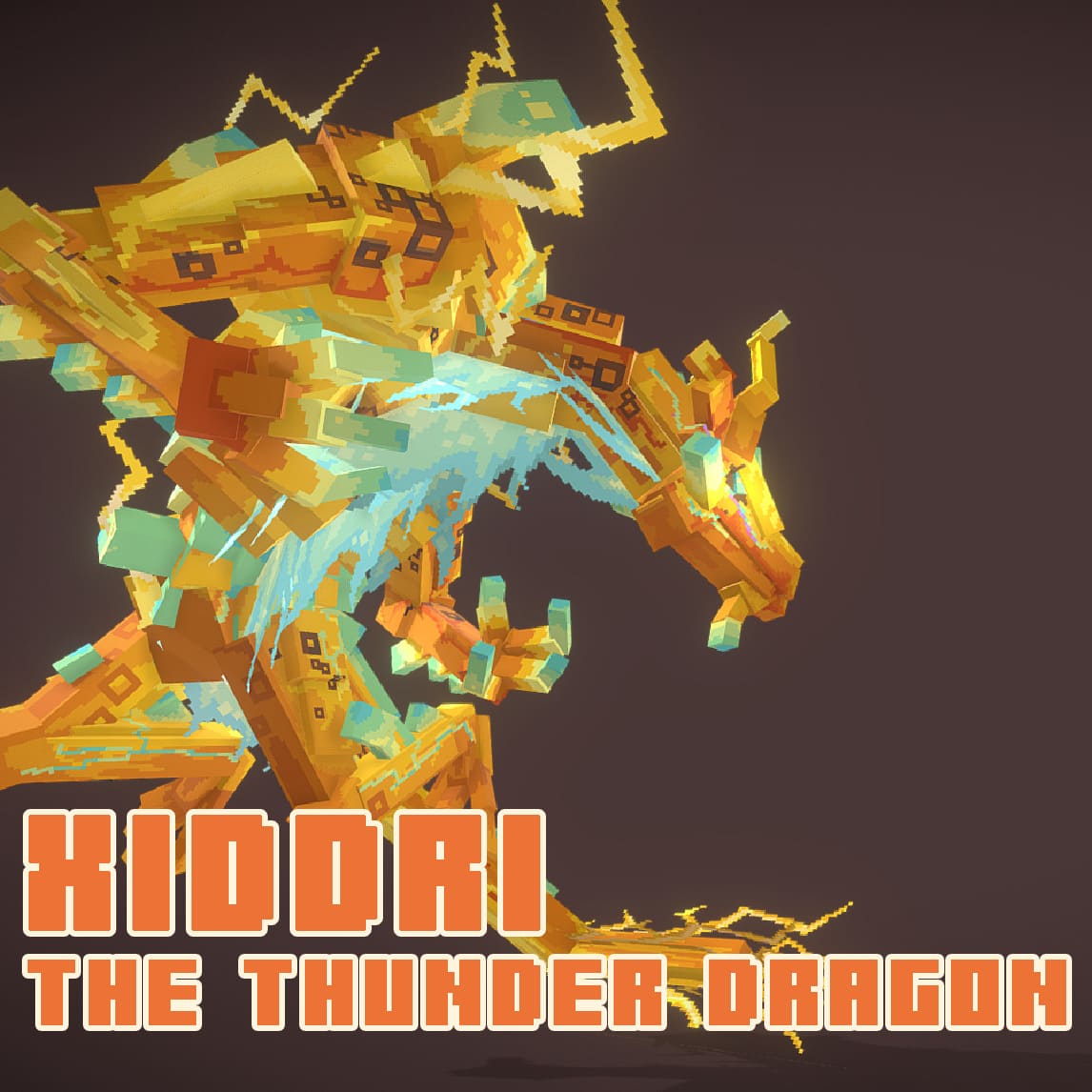 Xiddri The Thunder Dragon Model