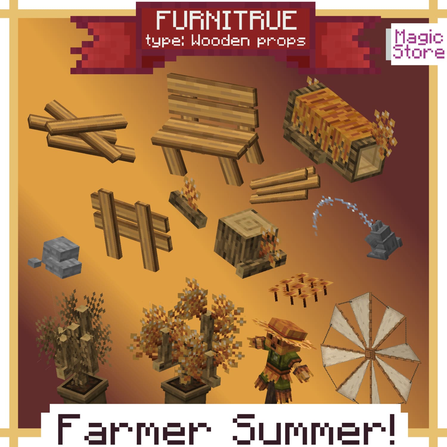 Farmer Summer Pack Model