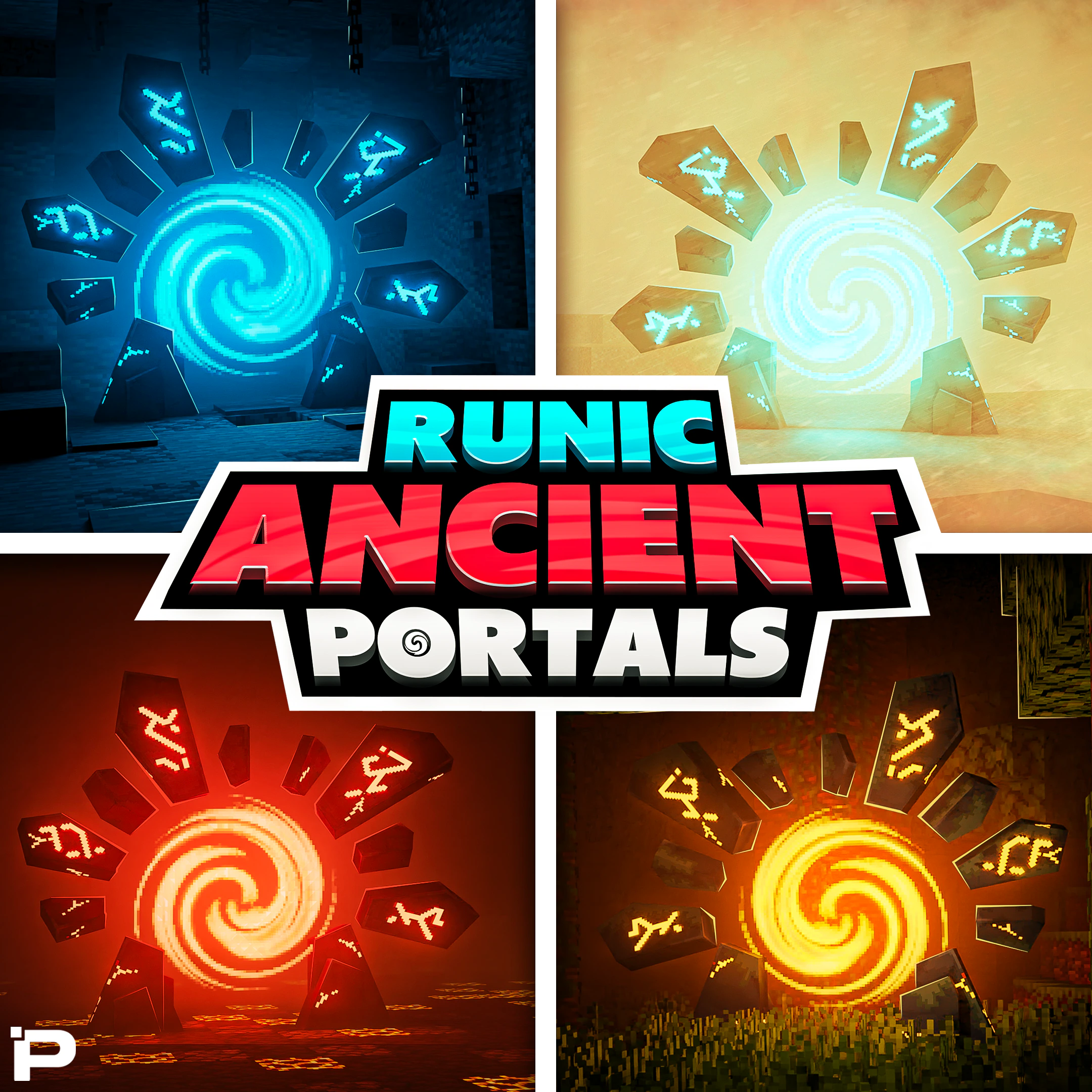 Runic Ancient Portals Model