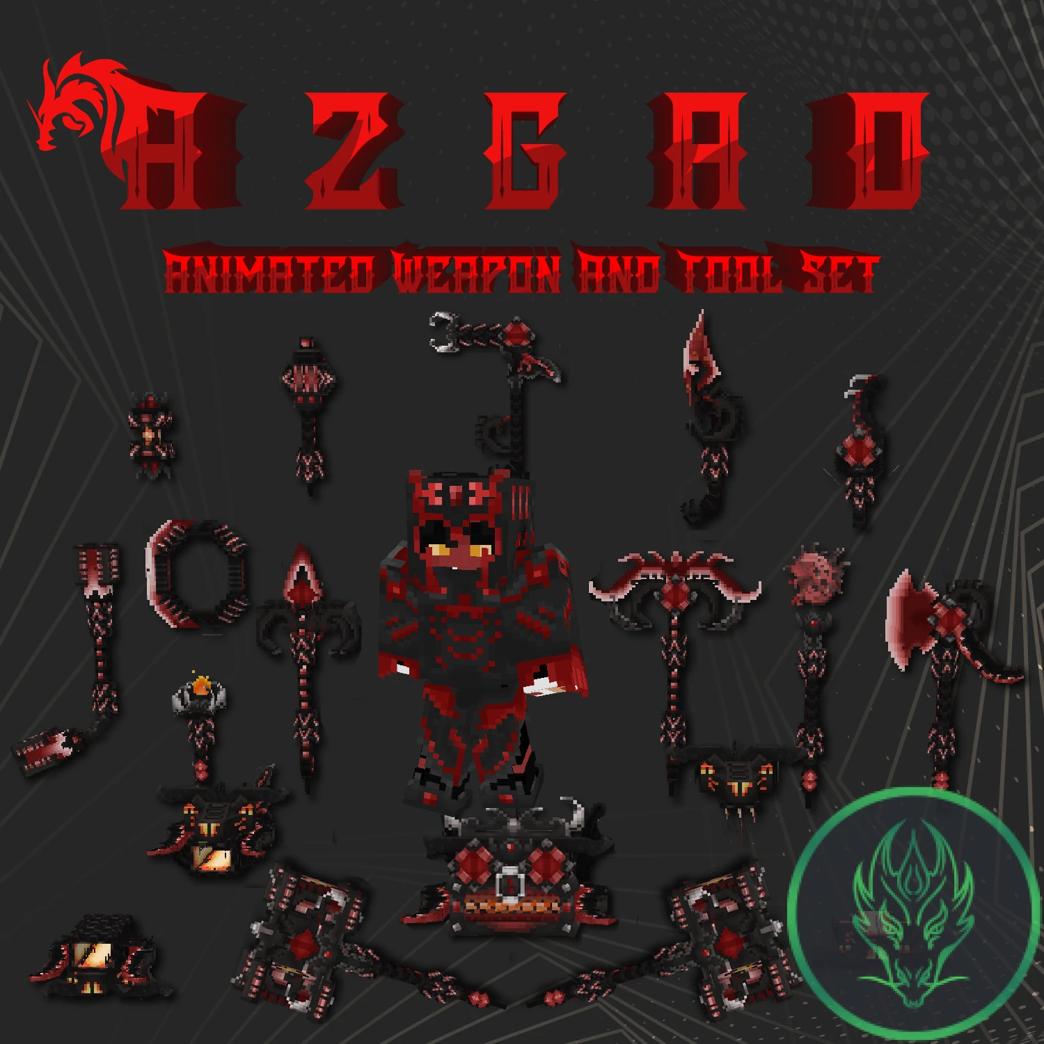 Azgad Animated Weapon Set Model