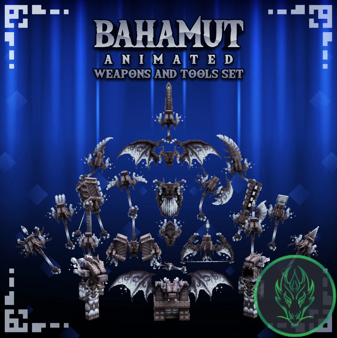 Bahamut Animated Weapon Set Model