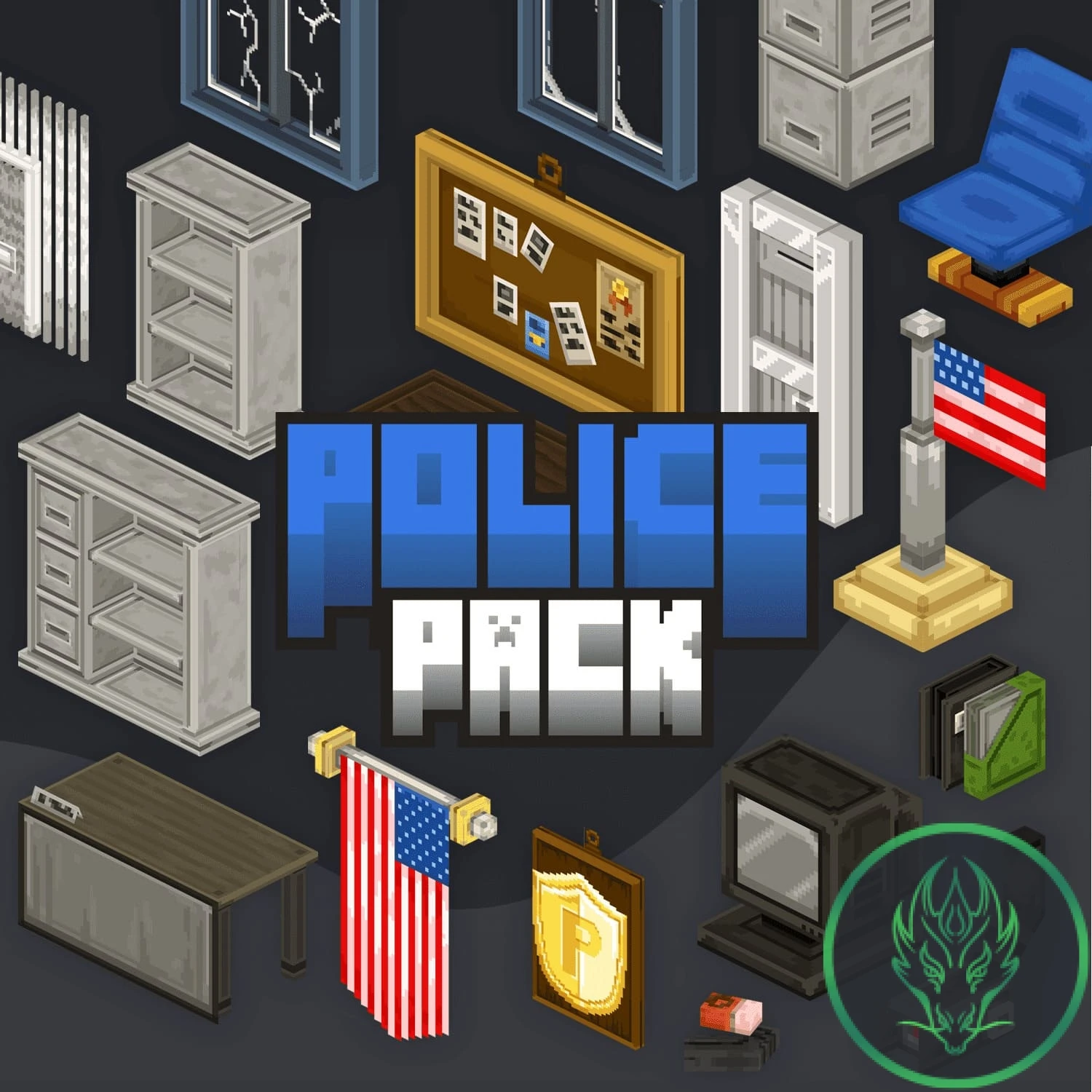 Police Furniture Pack Model
