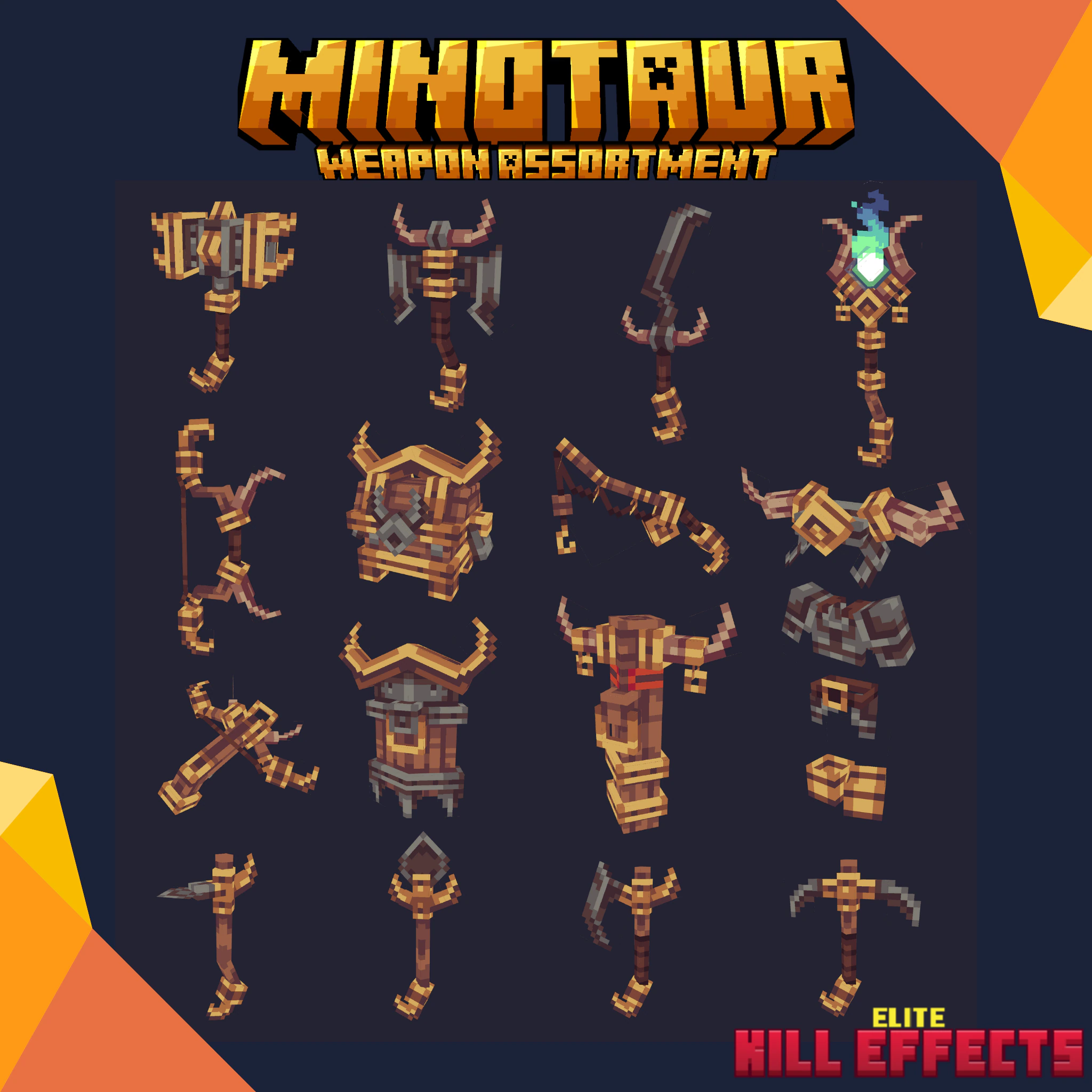 Minotaur Weapon Assortment Model