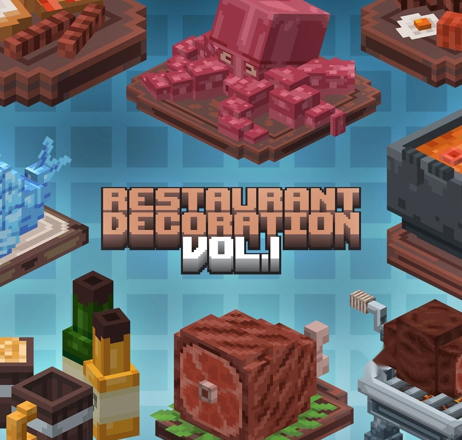 Restaurant Decoration Pack Volume 1 Model