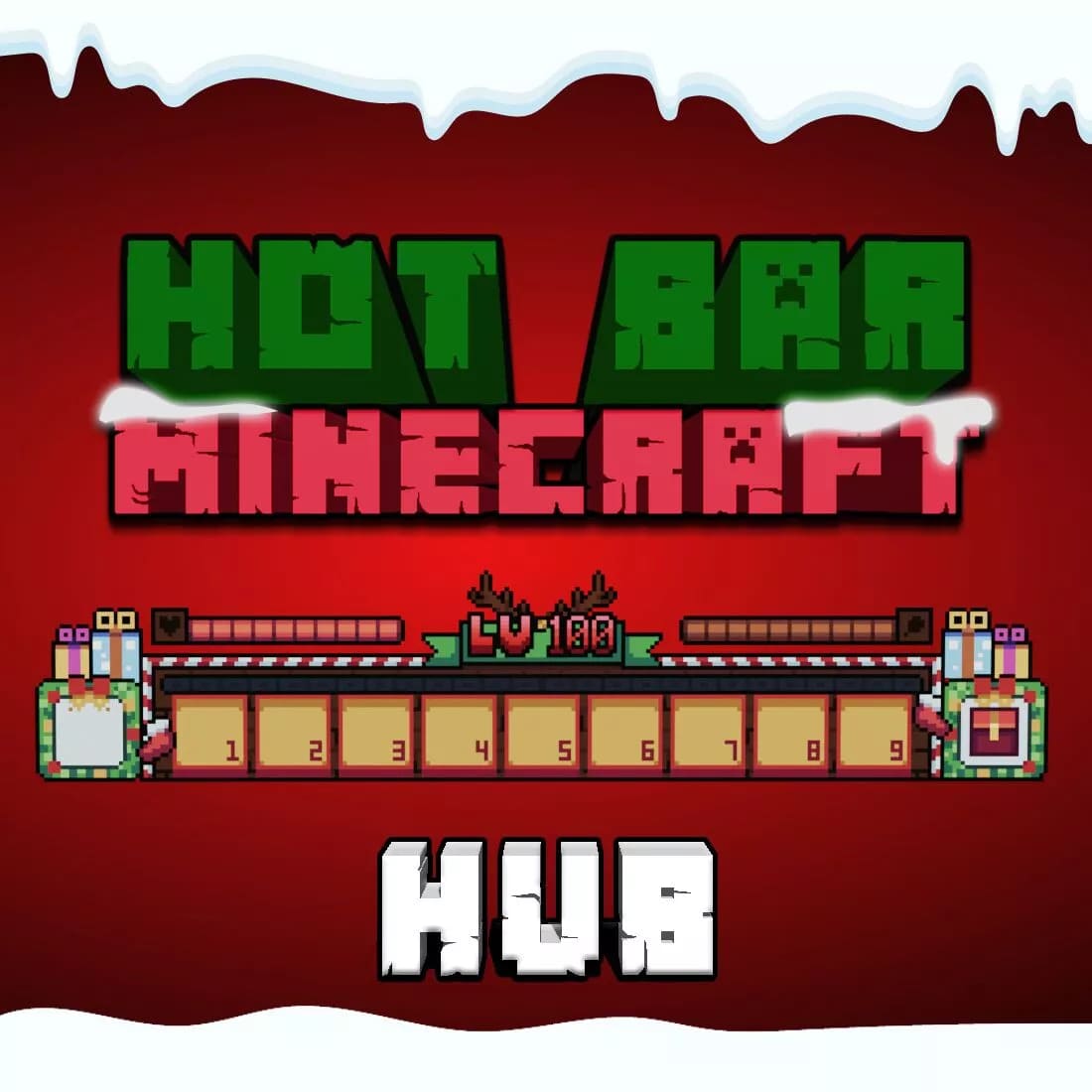 Hot bar Minecraft Christmas 1.1 Model
