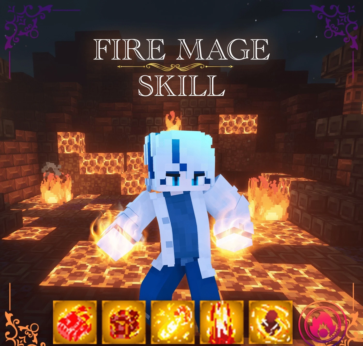 Fire Mage Skill Pack Model