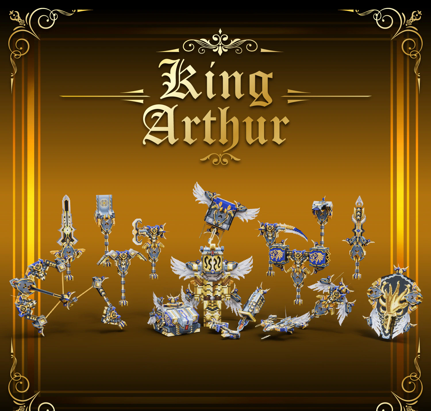 King Arthur Animated Weapon Set Volume 1 Model