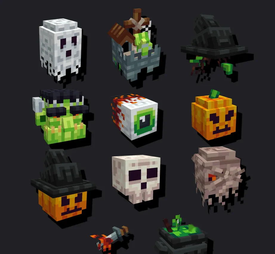 Halloween Cosmetics Pack Model