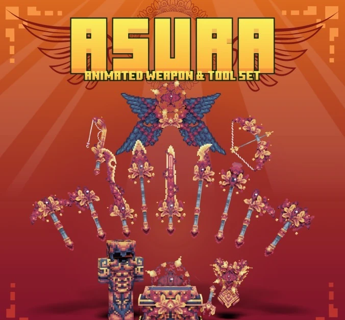 Asura Animated Weapon Set Model