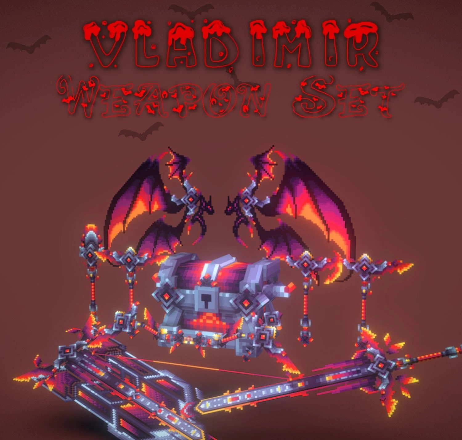 Vladimir The Vampire Weapon Set Model