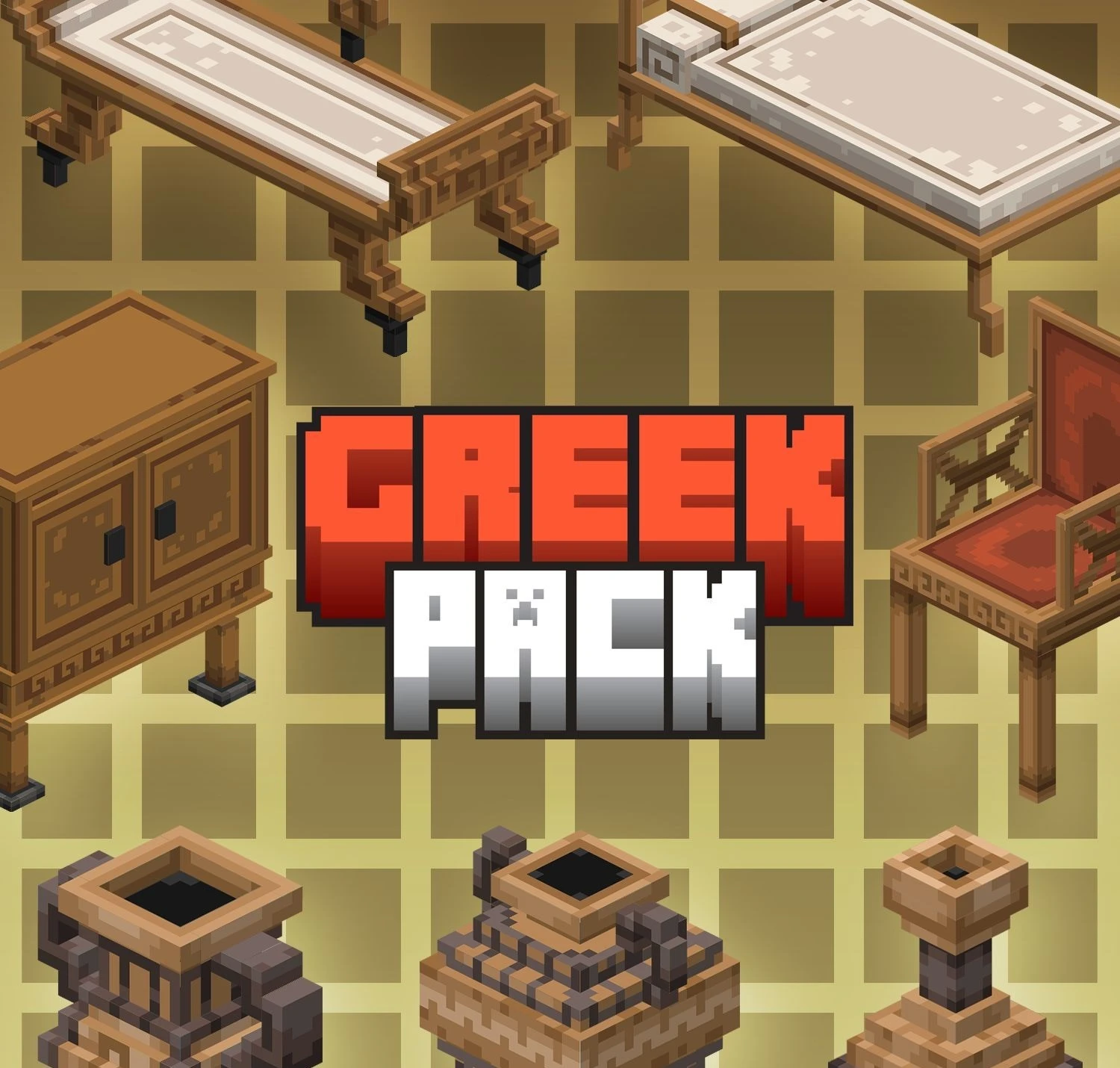 Greek Furniture Pack Volume 1 Model