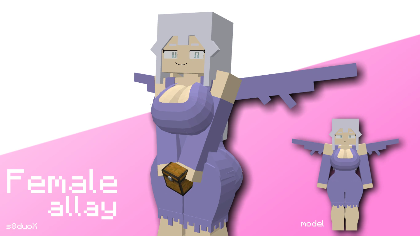 Female Allay For Bee Jenny Mod Model