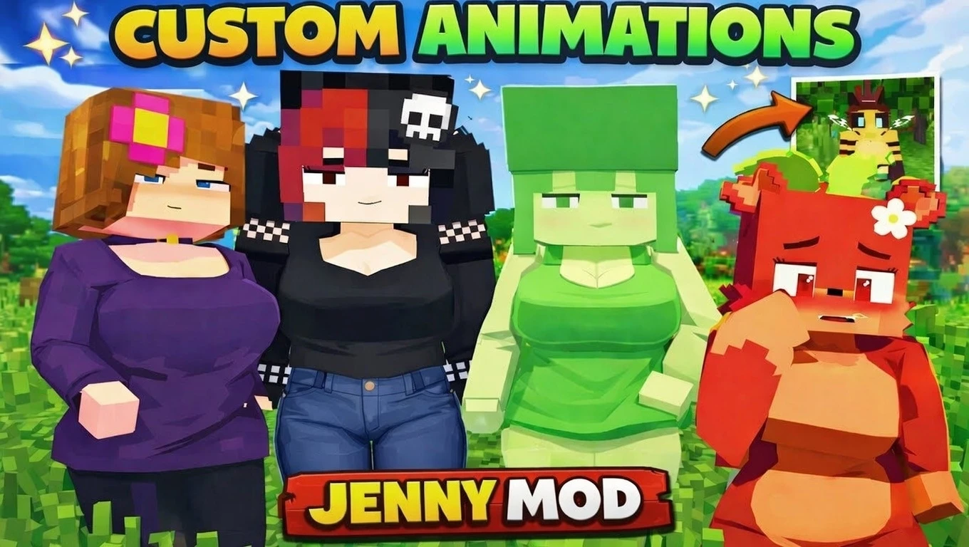 100+ Custom Animations For Jenny Mod