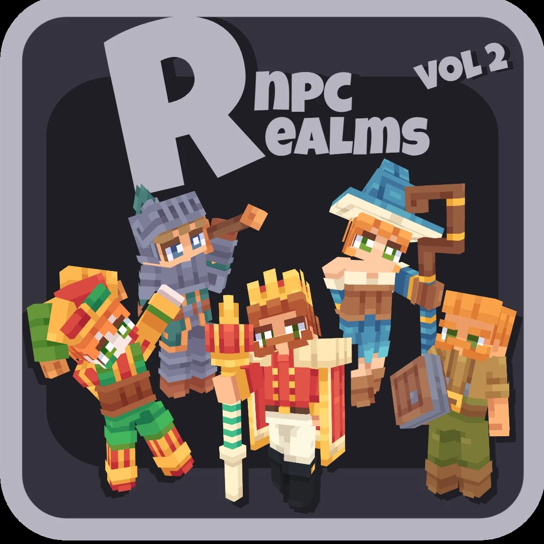 Realms NPC Vol 2 Model – Adds Animated Medieval Kingdom Characters To Your World