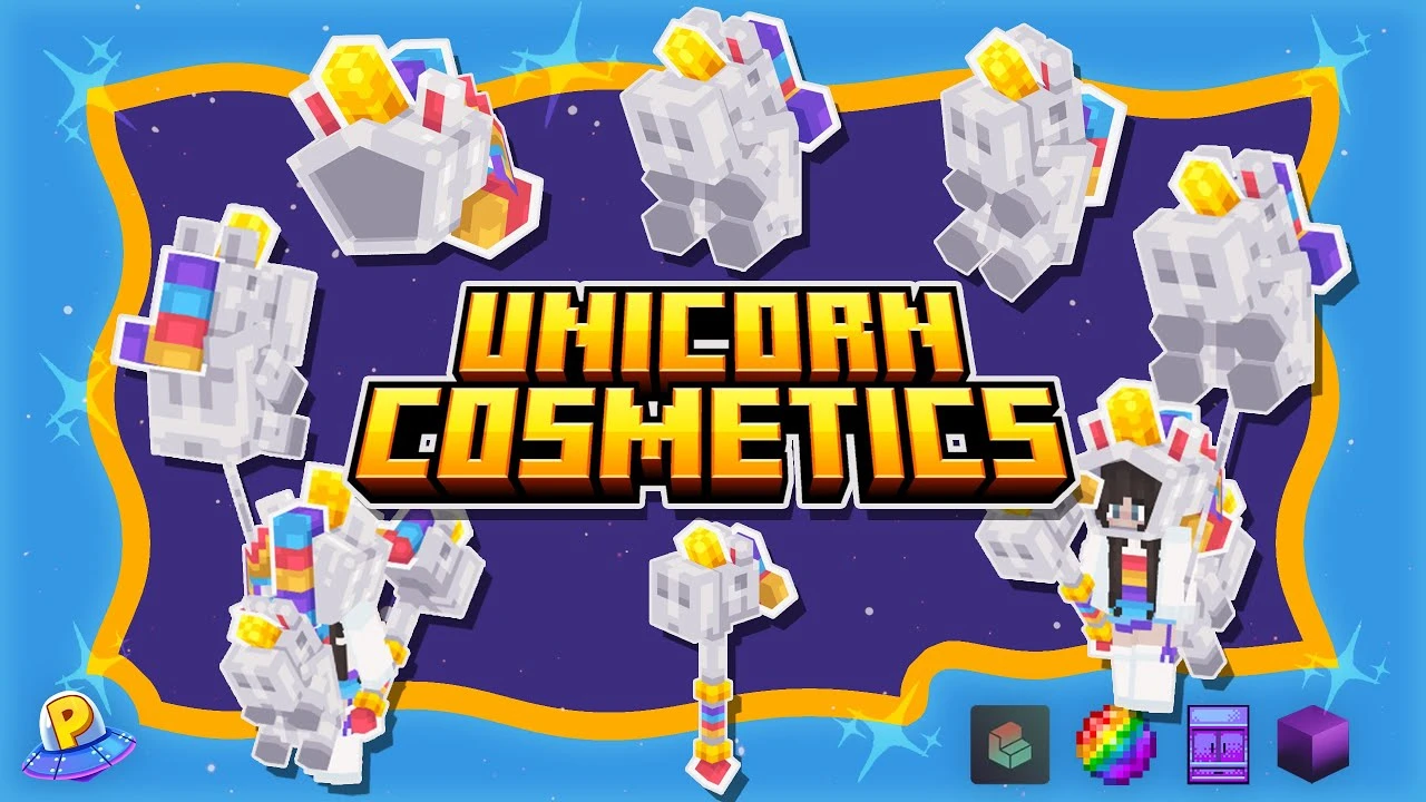 Unicorn Cosmetics Model – Unlocks Dyeable Unicorn Cosmetics For Your Character
