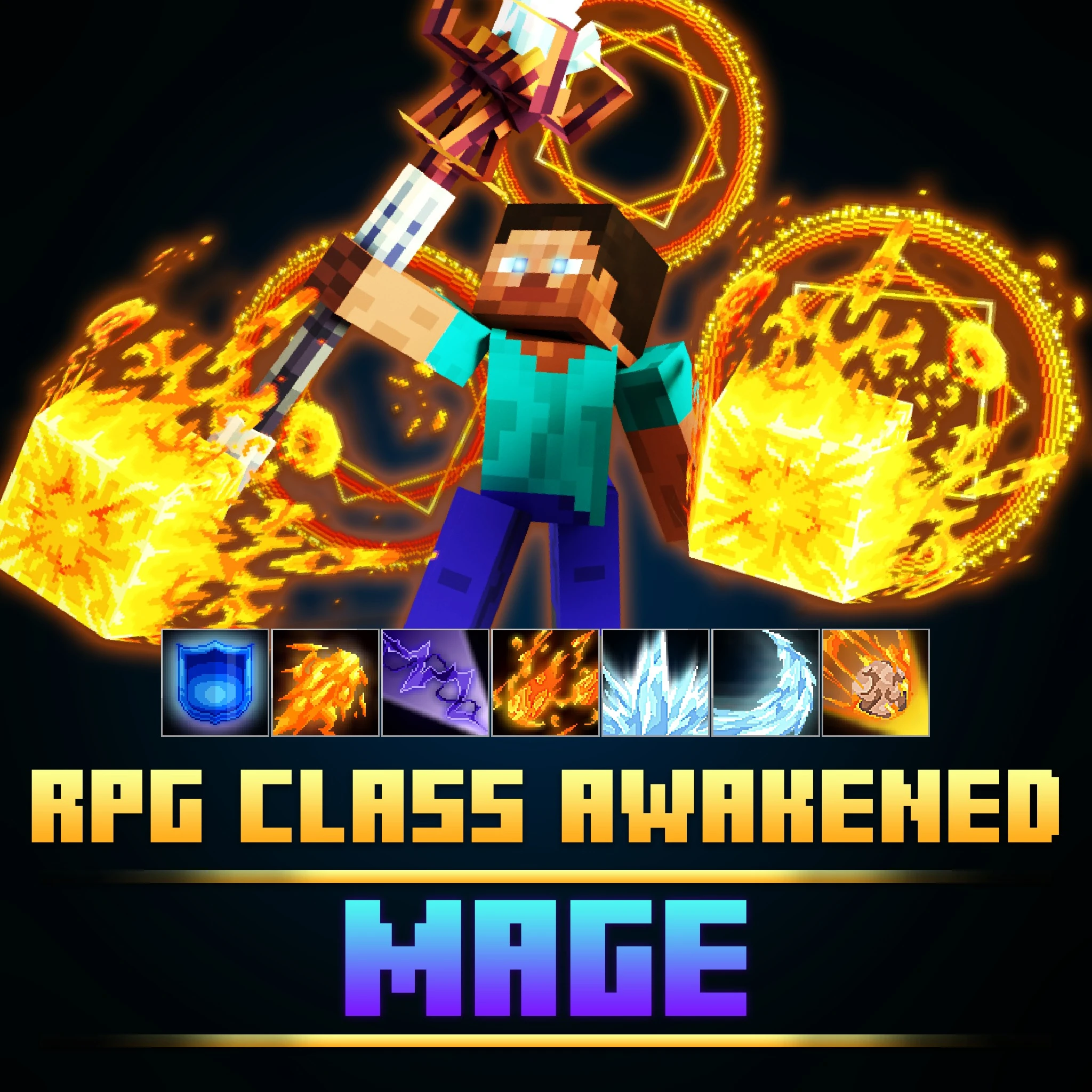 RPG Class Mage Model – Unleashes a Boss with Explosive Elemental Spells