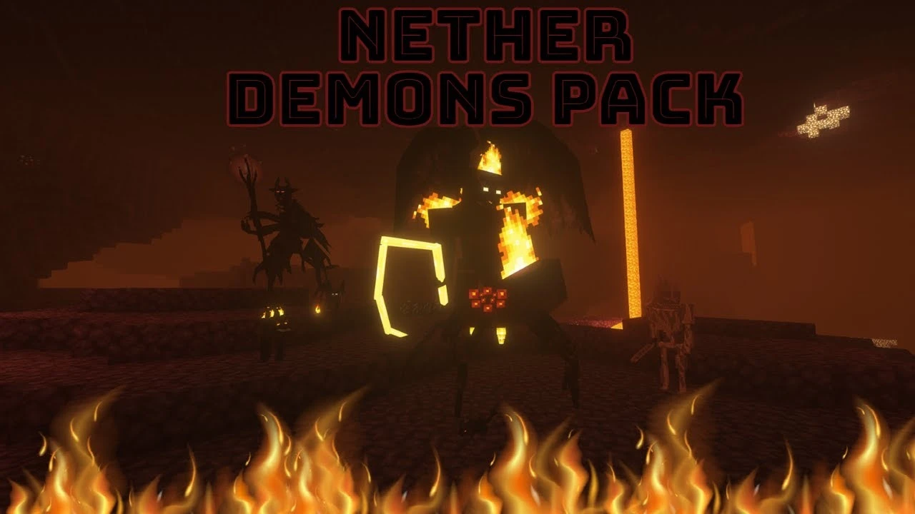 Nether Demons Pack Model – Unleashes Glowing Demonic Beasts