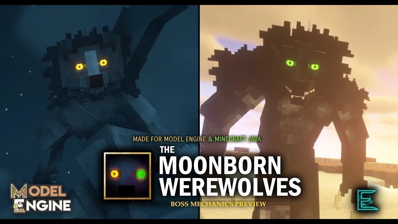 Moonborn Midnight Werewolves Model – Unleashes Formidable Werewolf Bosses